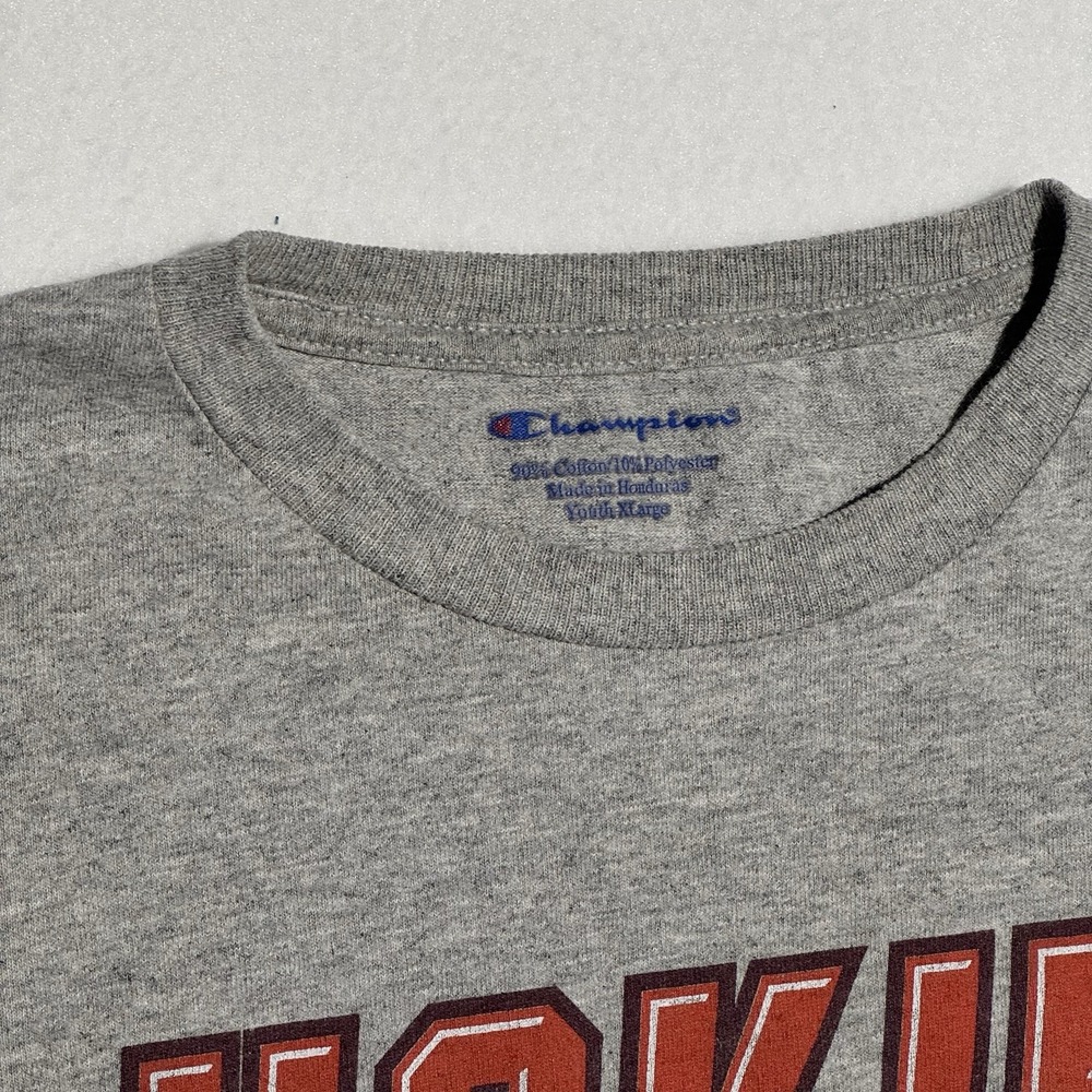 Virginia Tech Hokies Champion Youth XL Long Sleeve Shirt Football VT Sleeve Art - Picture 3 of 5